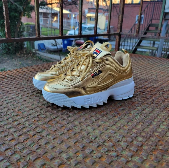 Fila Shoes Gs Fila Disruptor Ii Premium Metallic Sneakers
